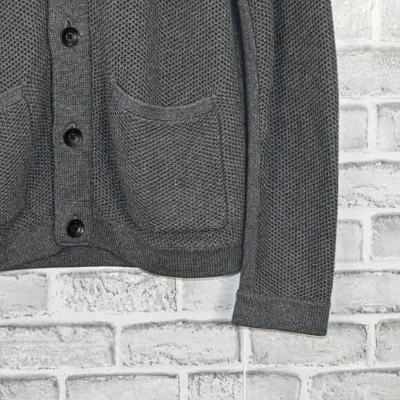 Rag & Bone NY Standard Issue Avery Shawl Collar Cardigan in grey size Small - Picture 6 of 7